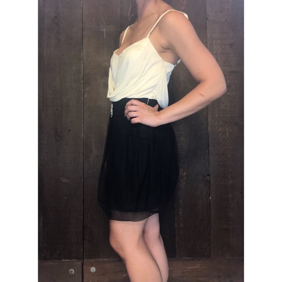 Guess by Marciano Black and White Beaded Dress XS - Picture 3 of 9